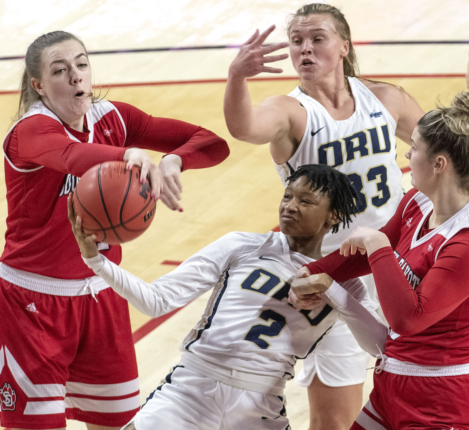 USD vs Oral Roberts women's basketball